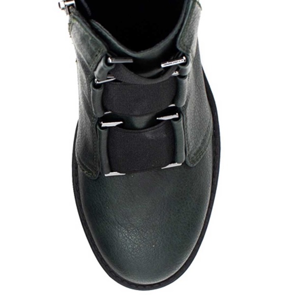 NWT YELLOW BOX YELLOWBOX “Telaviz” Combat Block Heel Boots - Picture 5 of 14